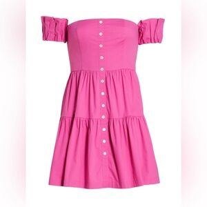 Staud Pink Button-Down Dress size 2